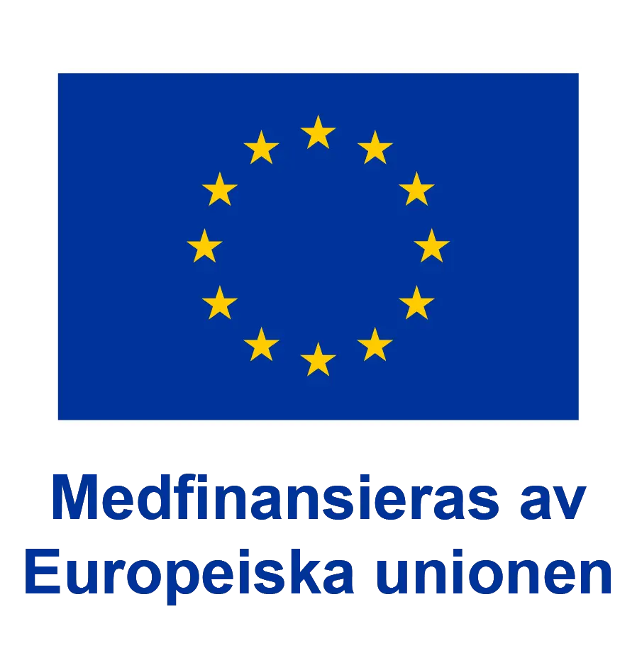Medfinansieras av Europeiska unionen, logotyp