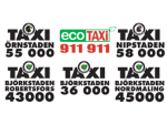 Taxichaufför, heltidtidspersonal och extrapersonal